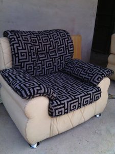 Leather mix with Upholstery 2